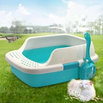 Pet Dog Toilet Bedpan Cat Litter Box Cat Dog Tray Teddy Anti-Splash Toilette Puppy Cat Indoor Home Plastic Sandbox