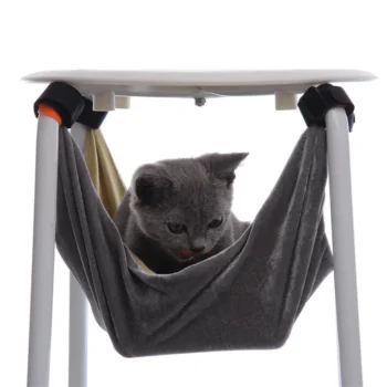 Cat Bed Pet Kitten Cat Hammock Removable Hanging Soft Bed Cages for Chair Kitty Rat Small Pets Swing 37*37&48*48cm S/M